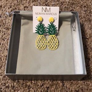 Neiman Marcus Pineapple Earrings